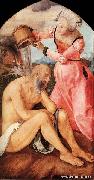 Albrecht Durer Job and His Wife oil painting artist